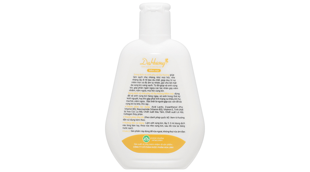 Dung dịch vệ sinh phụ nữ Dạ Hương duy trì sự mềm mịn, độ ẩm tự nhiên chai 100ml - 10